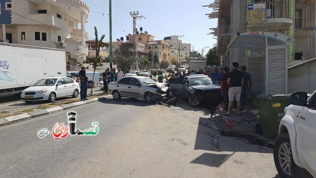 كفرقاسم – فيديو : مطاردة بوليسية في شوارع البلدة واصابة طفل خمس سنوات باصابات طفيفة والشرطة تحقق 